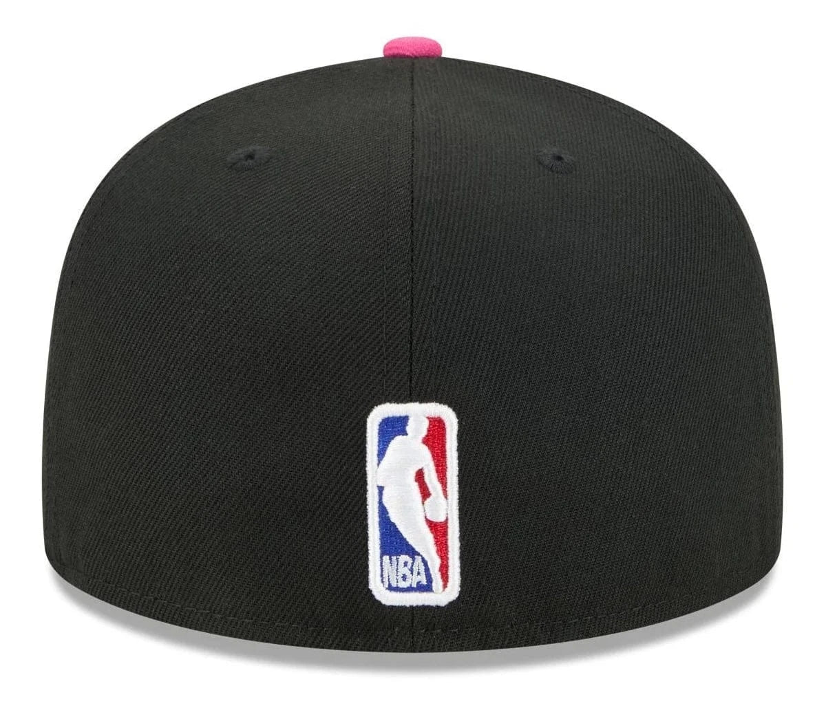 New Era Miami Heat Black 2025/26 City Edition 59FIFTY Fitted Hat - Men's - Image 4