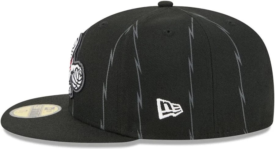 Toronto Raptors New Era 2025/26 Black City Edition 59FIFTY Fitted Hat - Men's - Image 5