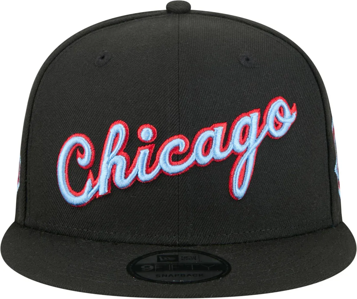 New Era Chicago Bulls 2025/26 City Edition Black 9FIFTY Snapback Hat - Men's - Image 2