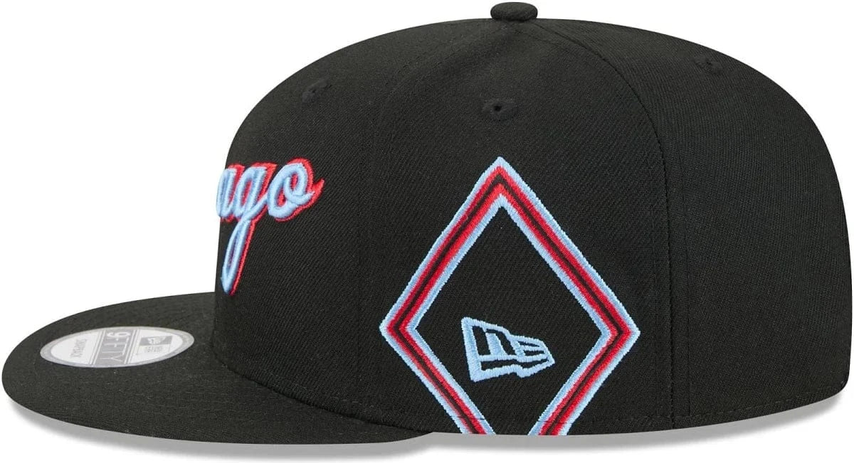 New Era Chicago Bulls 2025/26 City Edition Black 9FIFTY Snapback Hat - Men's - Image 3