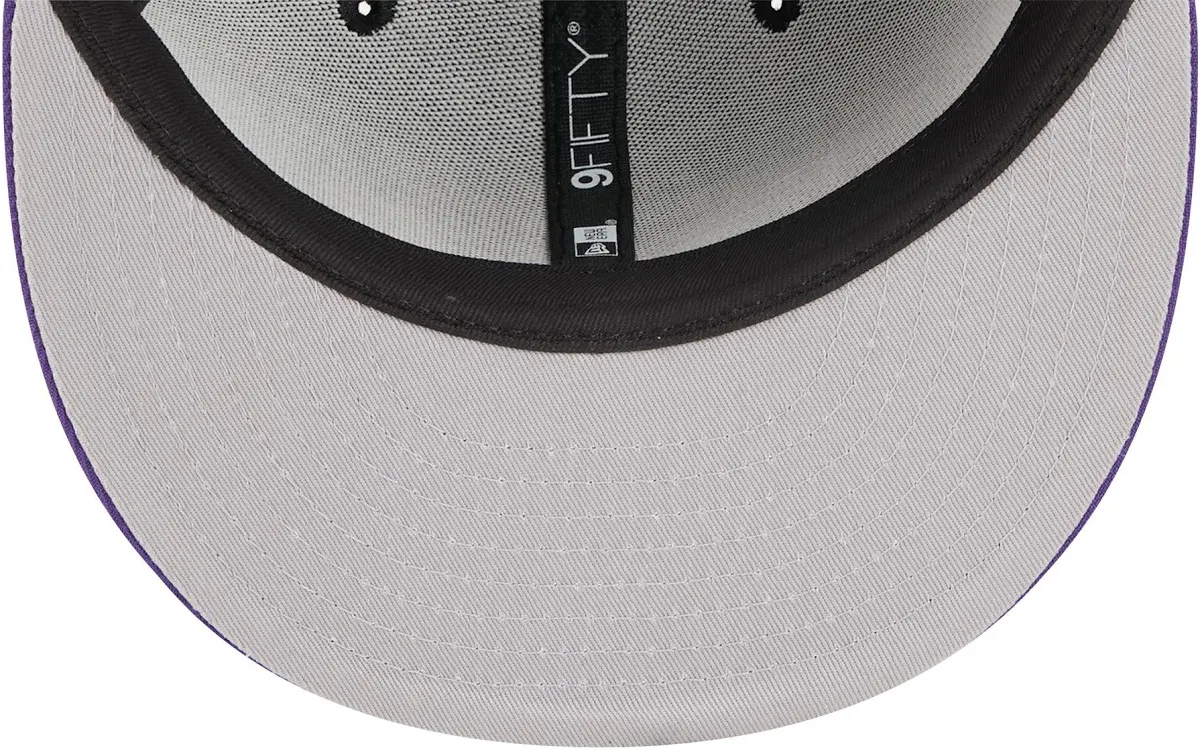 New Era Los Angeles Lakers 2025/26 City Edition Black 9FIFTY Snapback Hat - Men's - Image 4
