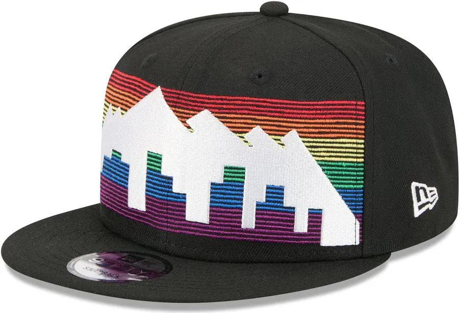 New Era Dever Nuggets 2025/26 City Edition Black 9FIFTY Snapback Hat - Men's - Image 2