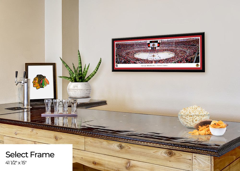Adult Chicago Blackhawks Panoramic Fan Cave Decor - United Center Picture - Unisex - Image 2