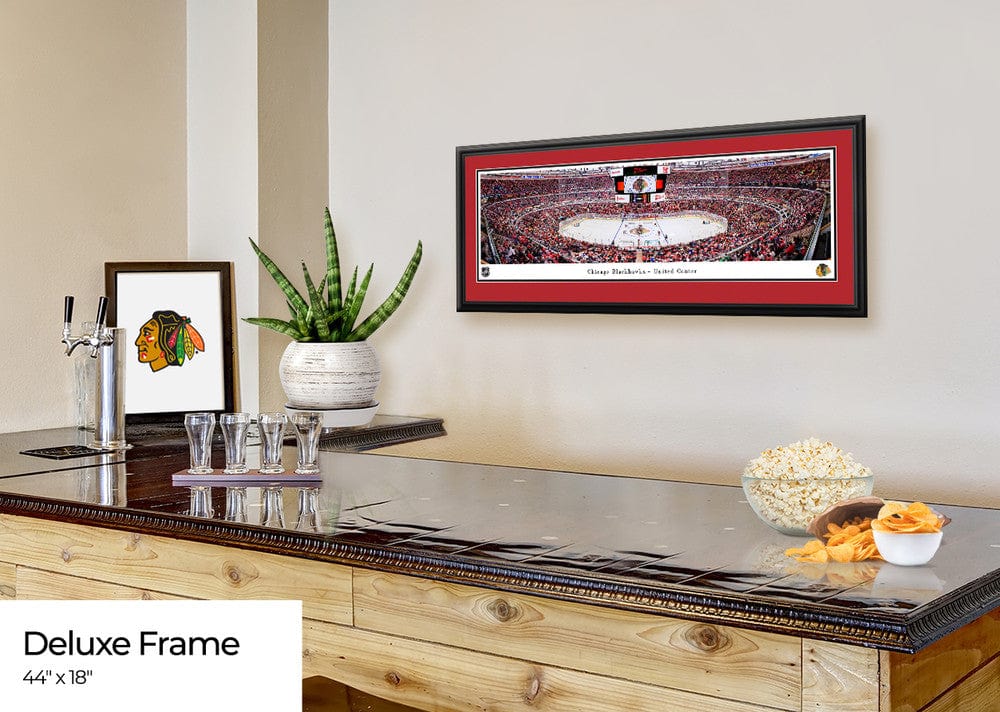 Adult Chicago Blackhawks Panoramic Fan Cave Decor - United Center Picture - Unisex - Image 3