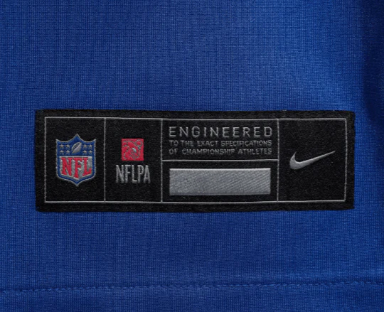 Adult Abdul Carter New York Giants Nike Blue Game Jersey - Men's - Image 6