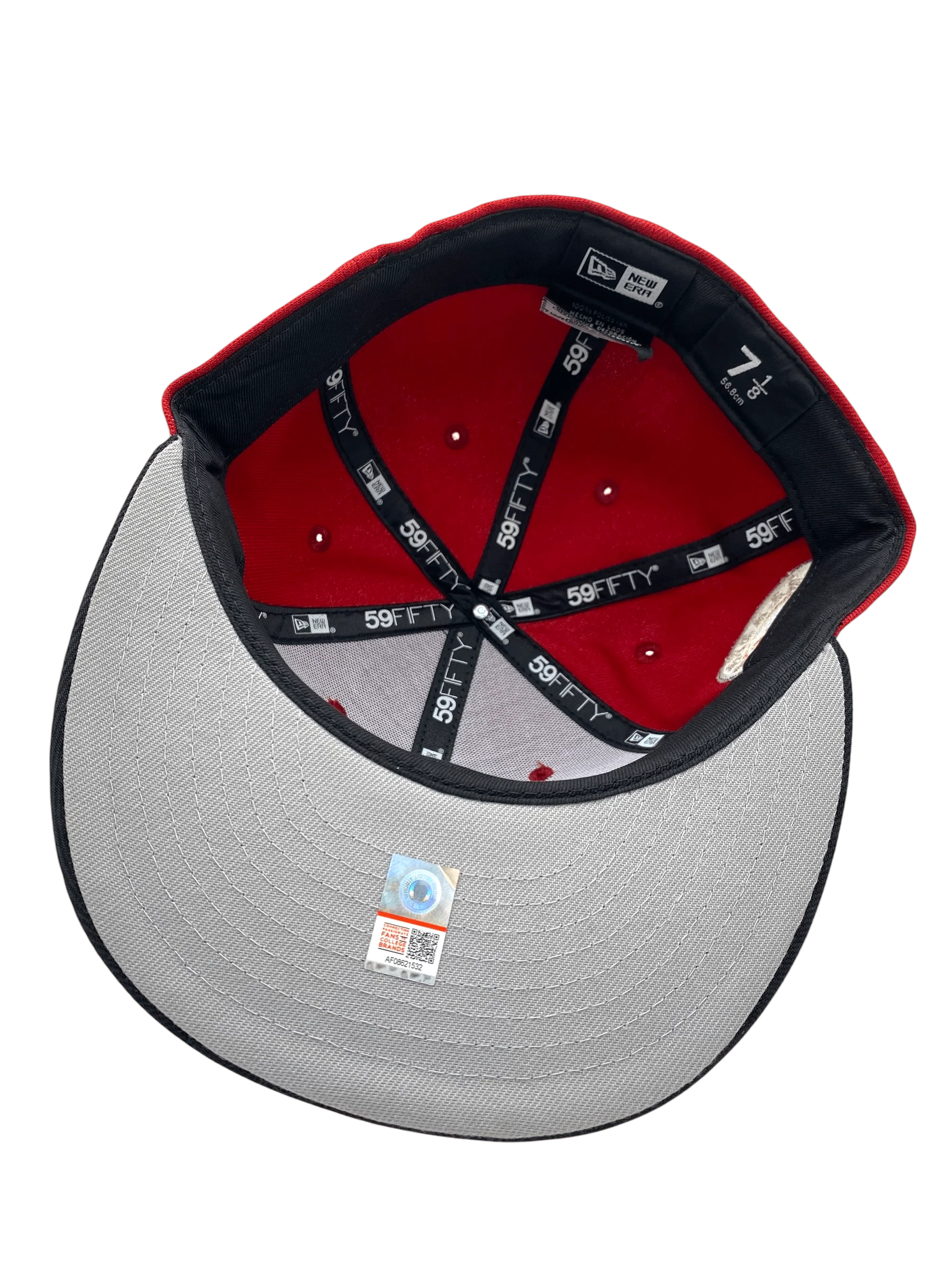 Adult Alabama Crimson Tide New Era Crimson/Black Custom Side Patch 59FIFTY Fitted Hat - Men's - Image 4