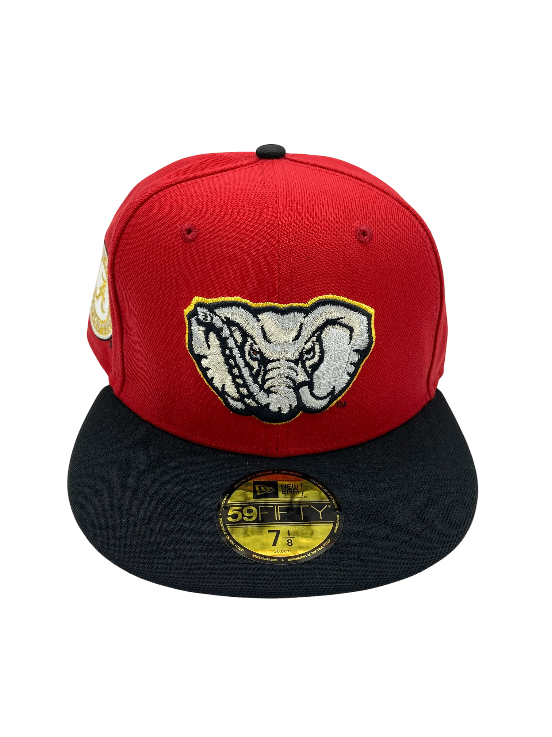 Adult Alabama Crimson Tide New Era Crimson/Black Custom Side Patch 59FIFTY Fitted Hat - Men's - Image 5