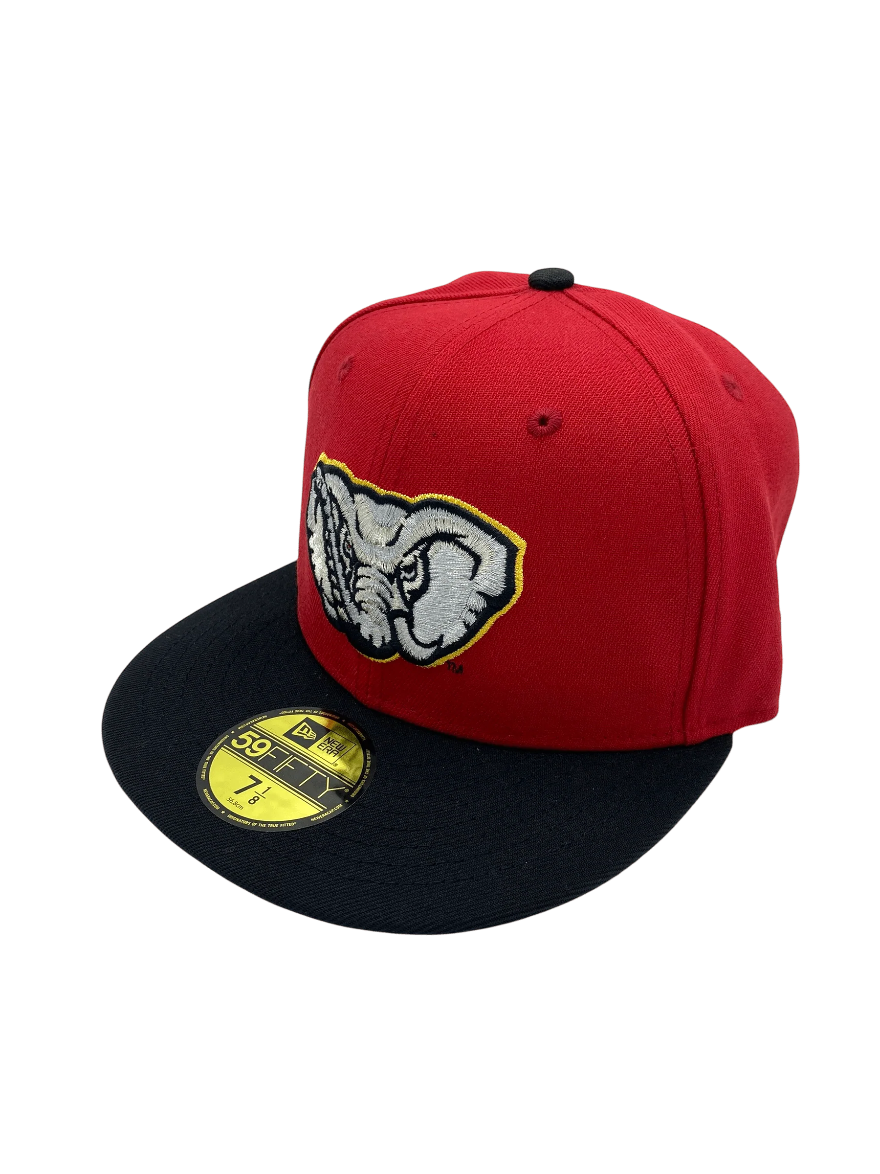Adult Alabama Crimson Tide New Era Crimson/Black Custom Side Patch 59FIFTY Fitted Hat - Men's - Image 6