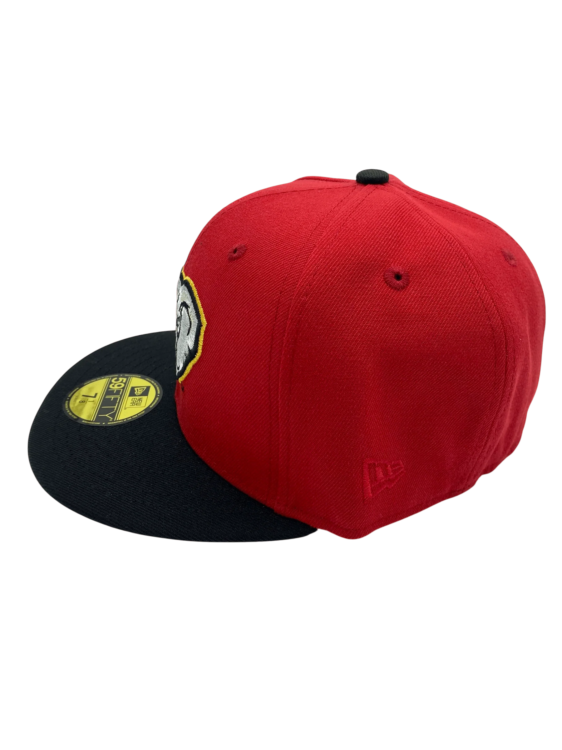 Adult Alabama Crimson Tide New Era Crimson/Black Custom Side Patch 59FIFTY Fitted Hat - Men's - Image 7
