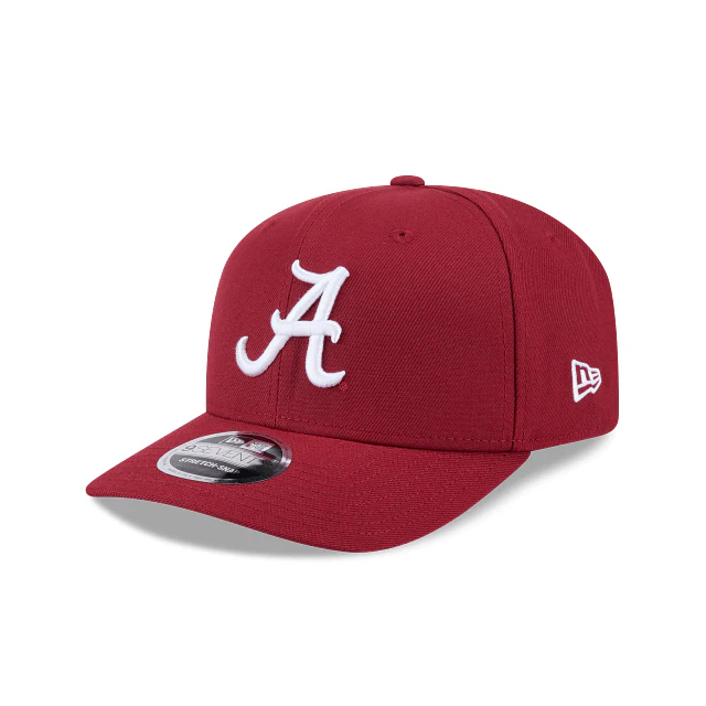 Adult Alabama Crimson Tide New Era Crimson Replica Team Logo 9SEVENTY Stretch-Snapback Hat - Men's