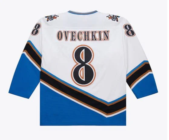 Adult Alex Ovechkin Washington Capitals Mitchell & Ness 2005 White Jersey - Men's - Image 2