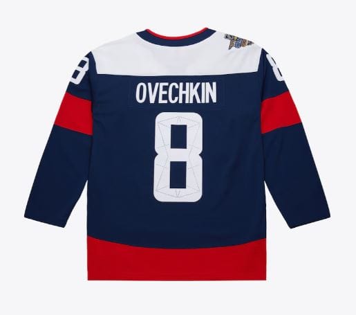 Adult Alex Ovechkin Washington Capitals Mitchell & Ness 2018 Navy Jersey - Men's - Image 2
