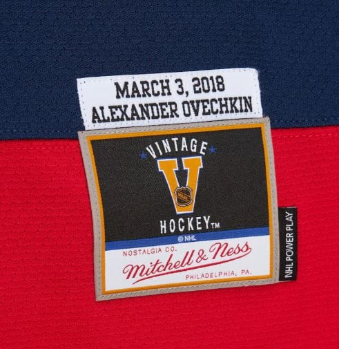 Adult Alex Ovechkin Washington Capitals Mitchell & Ness 2018 Navy Jersey - Men's - Image 3