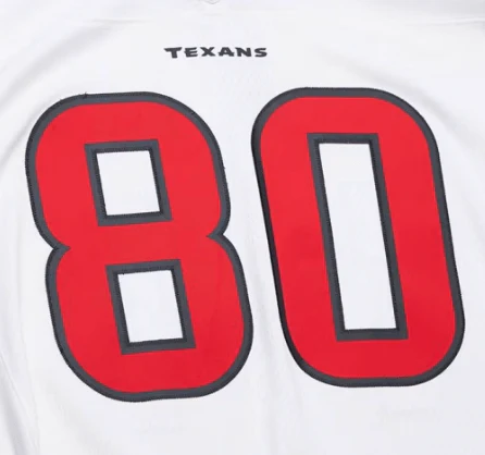 Adult Andre Johnson Houston Texans Mitchell & Ness NFL 2008 White Throwback Jersey - Men's - Image 4