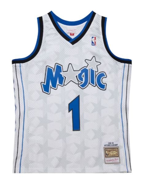 Adult Anfernee "Penny" Hardaway Orlando Magic Mitchell & Ness White 1998 Throwback Swingman Jersey - Men's - Image 2