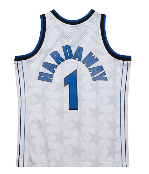 Adult Anfernee "Penny" Hardaway Orlando Magic Mitchell & Ness White 1998 Throwback Swingman Jersey - Men's - Image 3