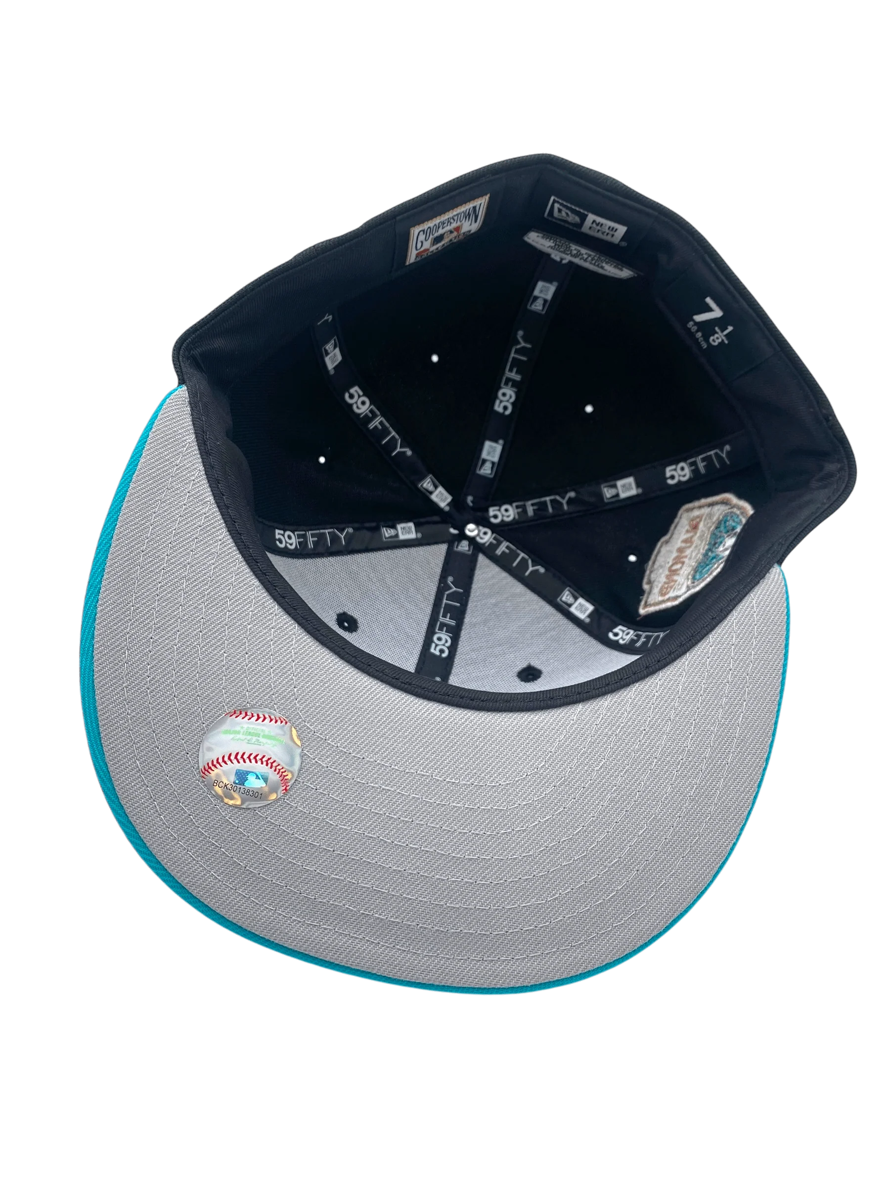Adult Arizona Diamondbacks New Era Black Custom Side Patch 59FIFTY Fitted Hat - Men's - Image 2