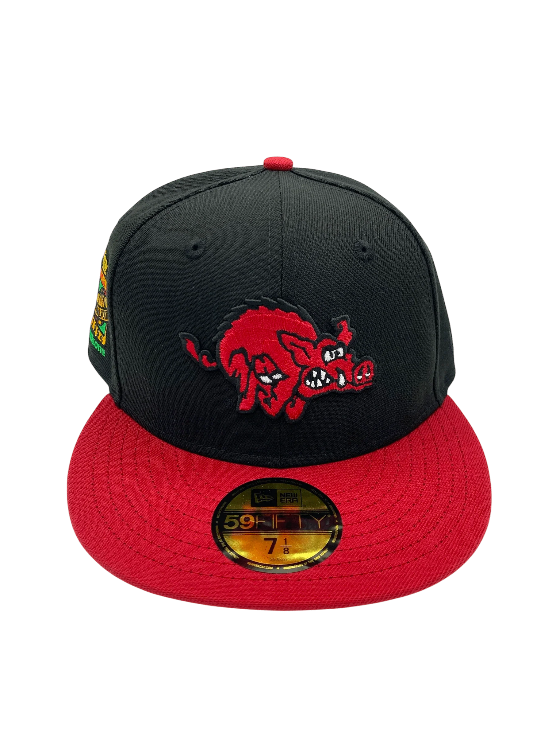 Adult Arkansas Razorbacks New Era Black/Red Custom 1994 Side Patch 59FIFTY Fitted Hat - Men's - Image 4