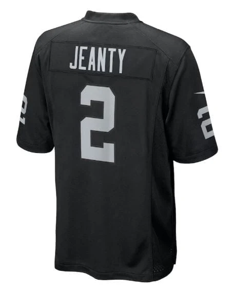 Adult Ashton Jeanty Las Vegas Raiders Nike Black Game Jersey - Men's - Image 2