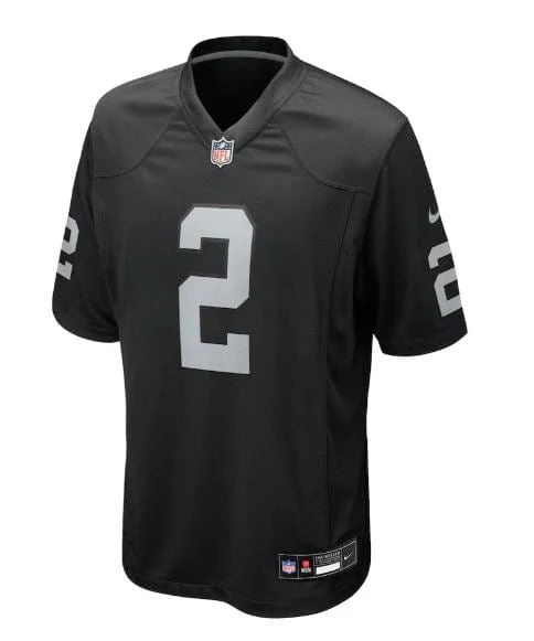 Adult Ashton Jeanty Las Vegas Raiders Nike Black Game Jersey - Men's - Image 3