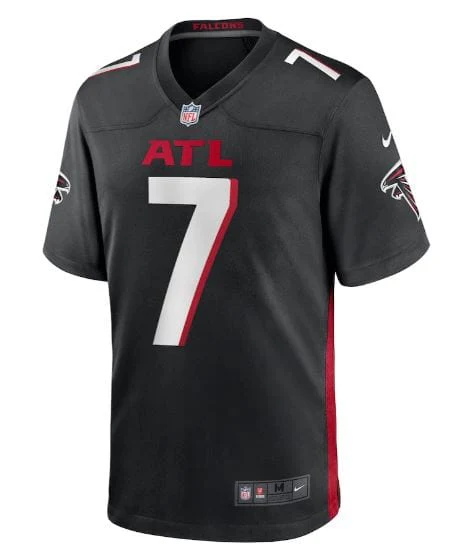 Adult Bijan Robinson Atlanta Falcons NFL Nike Black Game Jersey - Men's - Image 3
