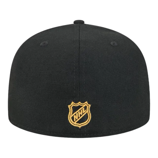 Adult Boston Bruins New Era Black 59FIFTY Fitted Hat - Men's - Image 4