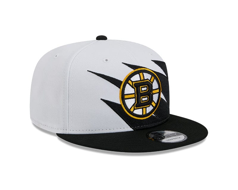 Adult Boston Bruins New Era Black NHL Jagged 9FIFTY Snapback Hat - Men's - Image 4