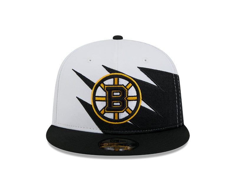 Adult Boston Bruins New Era Black NHL Jagged 9FIFTY Snapback Hat - Men's - Image 5