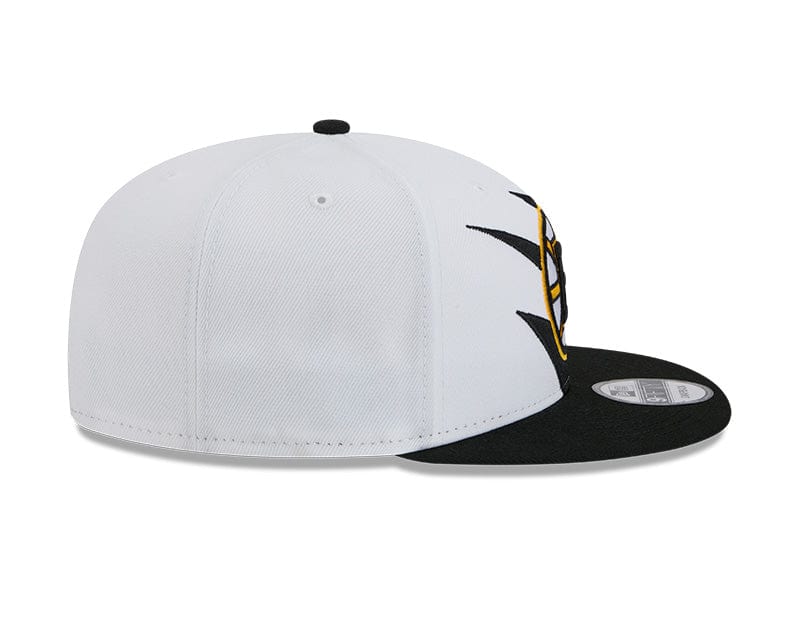 Adult Boston Bruins New Era Black NHL Jagged 9FIFTY Snapback Hat - Men's - Image 7