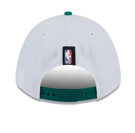 Adult Boston Celtics New Era White 2025 NBA Draft M-Crown A-Frame 9FORTY Adjustable Hat - Men's - Image 2