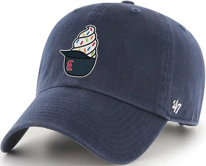 Adult Boston Red Sox '47 Brand Navy Ice Cream Helmet Clean Up Adjustable Hat - Men's