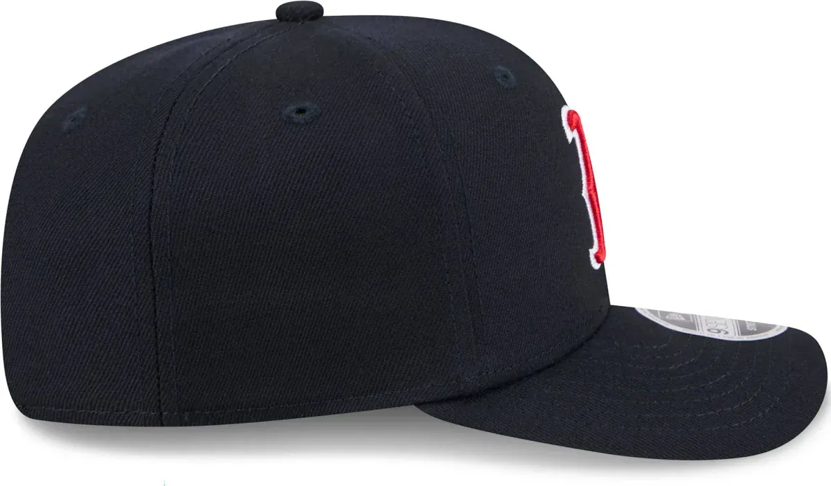 Adult Boston Red Sox New Era Navy Replica Team Logo 9SEVENTY Stretch-Snapback Hat - Men's - Image 3