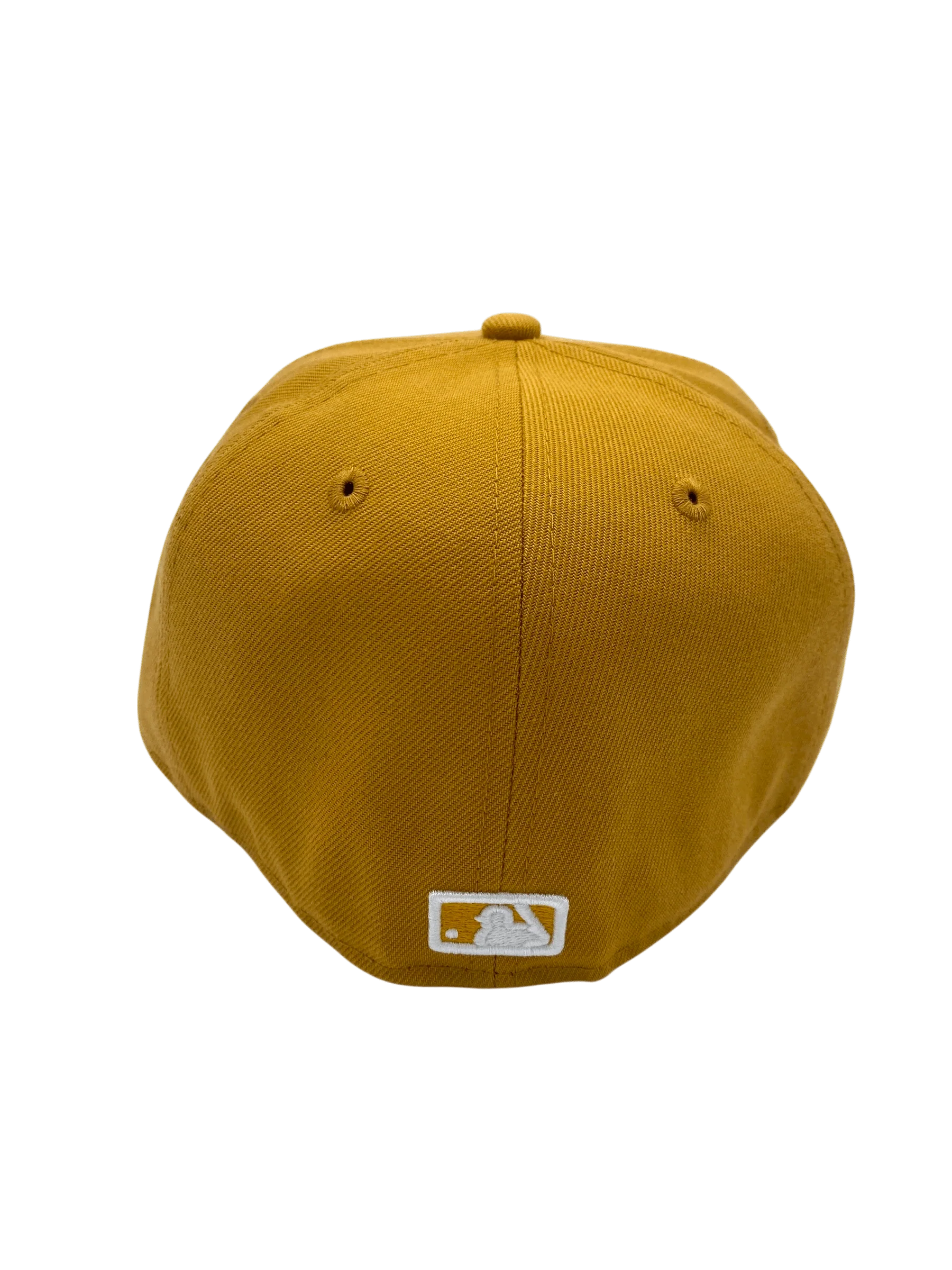 Adult Boston Red Sox New Era Tan/White Basic 59FIFTY Fitted Hat - Men's - Image 3