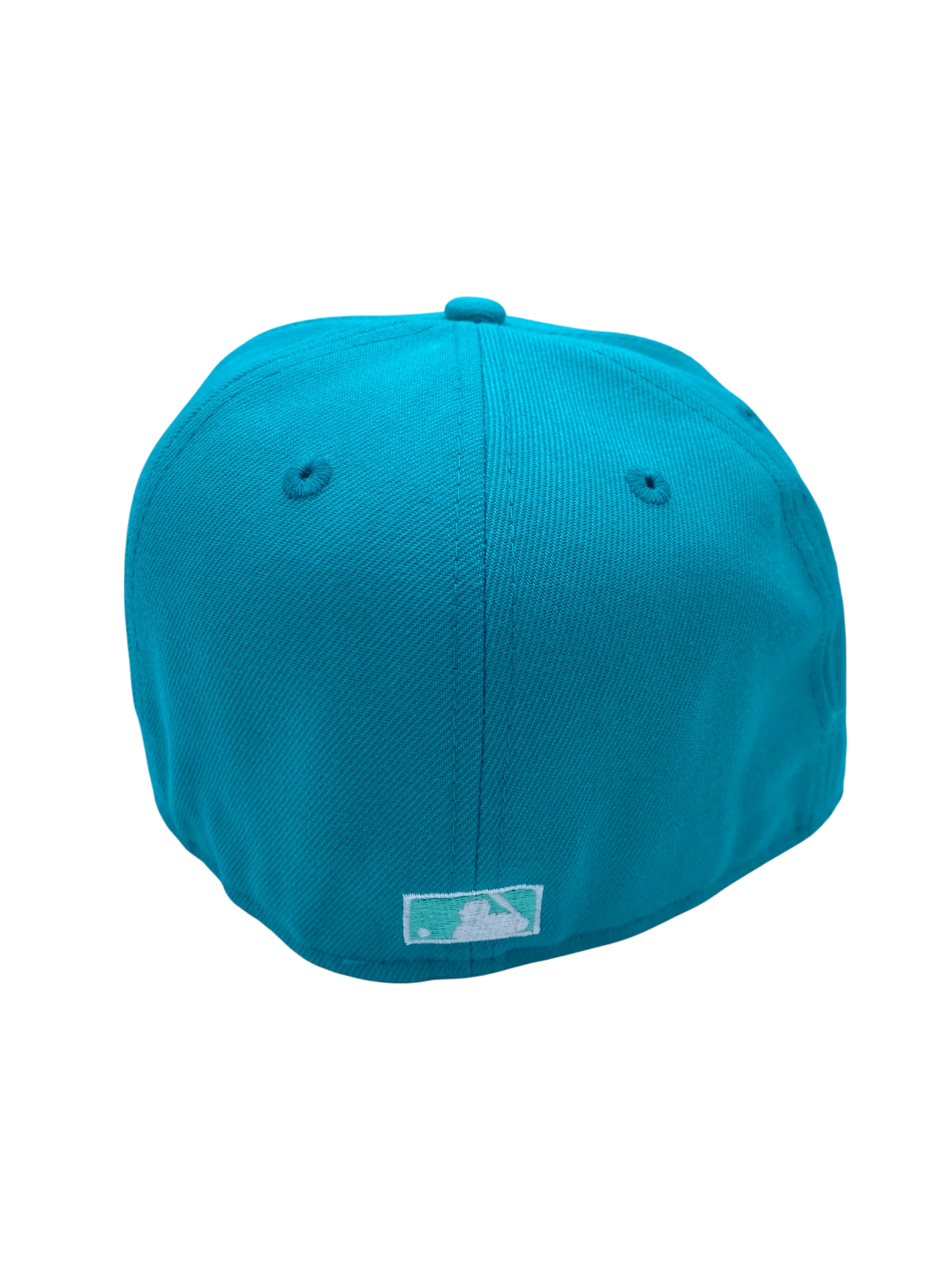 Adult Boston Red Sox New Era Teal BIMO Custom Side Patch 59FIFTY Fitted Hat - Men's - Image 4