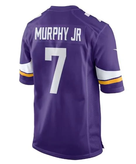 Adult Byron Murphy Jr. Minnesota Vikings Nike Purple Game Jersey - Men's - Image 2
