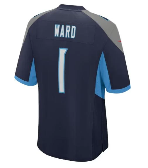 Adult Cam Ward Tennessee Titans NFL Nike Navy Game Jersey - Men's - Image 2