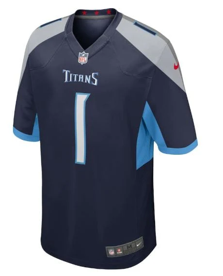 Adult Cam Ward Tennessee Titans NFL Nike Navy Game Jersey - Men's - Image 3
