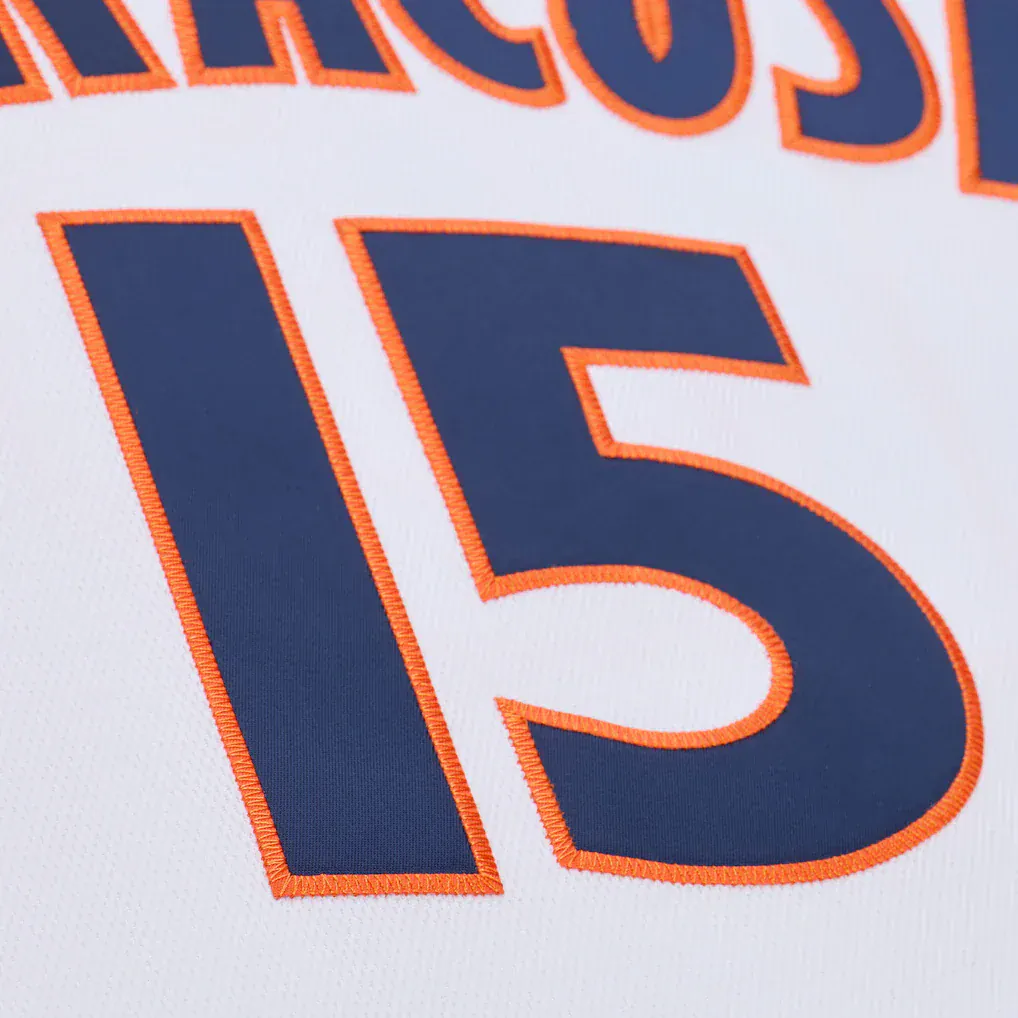 Adult Carmelo Anthony Syracuse Orange Mitchell & Ness White 2003 Throwback Authentic Jersey - Men's - Image 5