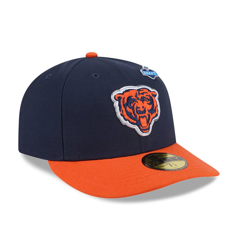 Adult Chicago Bears New Era Team Color 2026 NFL Draft 59FIFTY Fitted Hat - Men's - Image 2