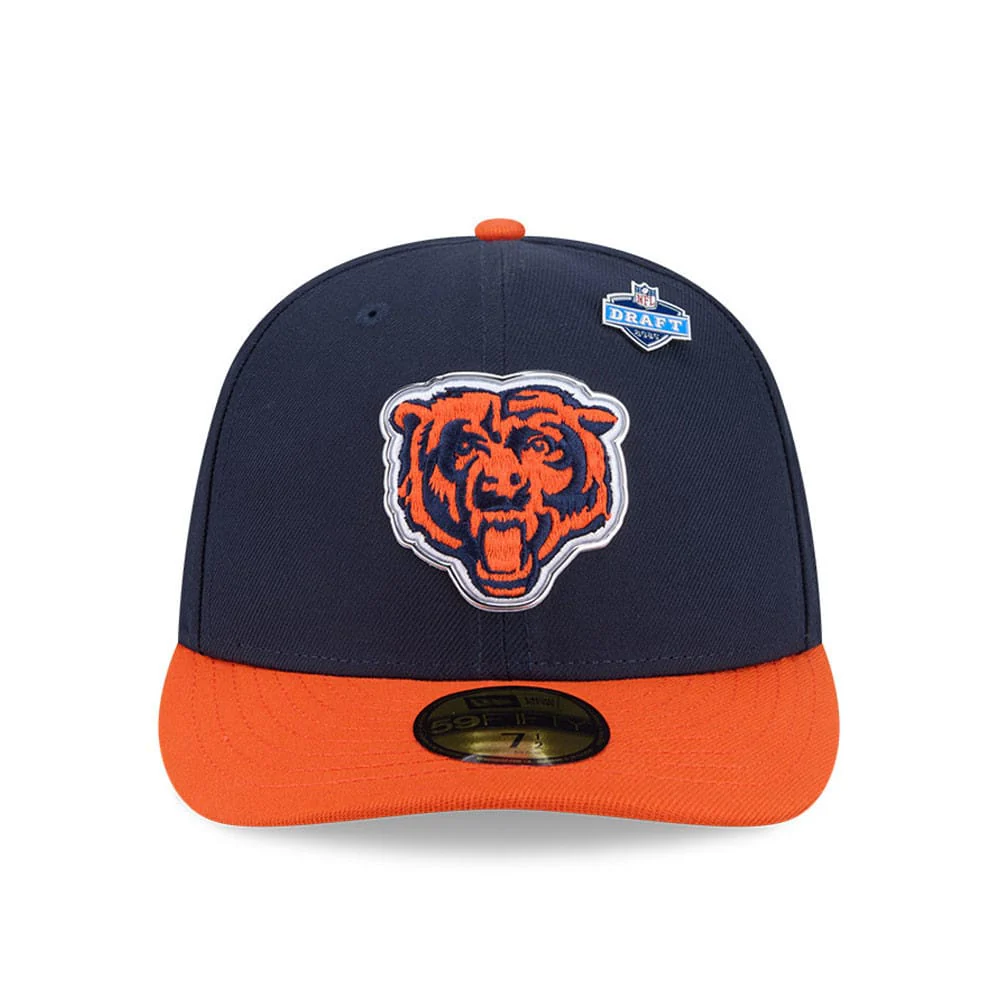 Adult Chicago Bears New Era Team Color 2026 NFL Draft 59FIFTY Fitted Hat - Men's - Image 3