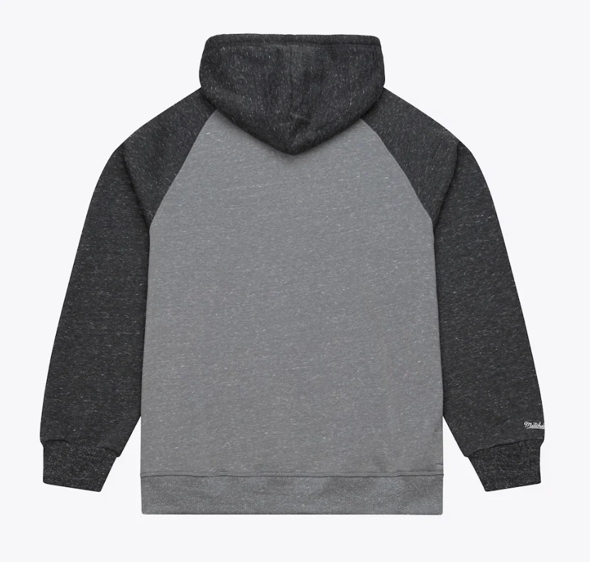 Adult Chicago Blackhawks Mitchell & Ness Gray Winning Streak Fleece Hooded Sweatshirt - Men's - Image 2