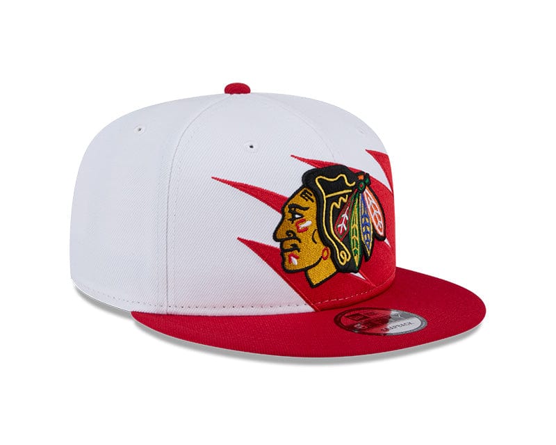 Adult Chicago Blackhawks New Era Red NHL Jagged 9FIFTY Snapback Hat - Men's - Image 2