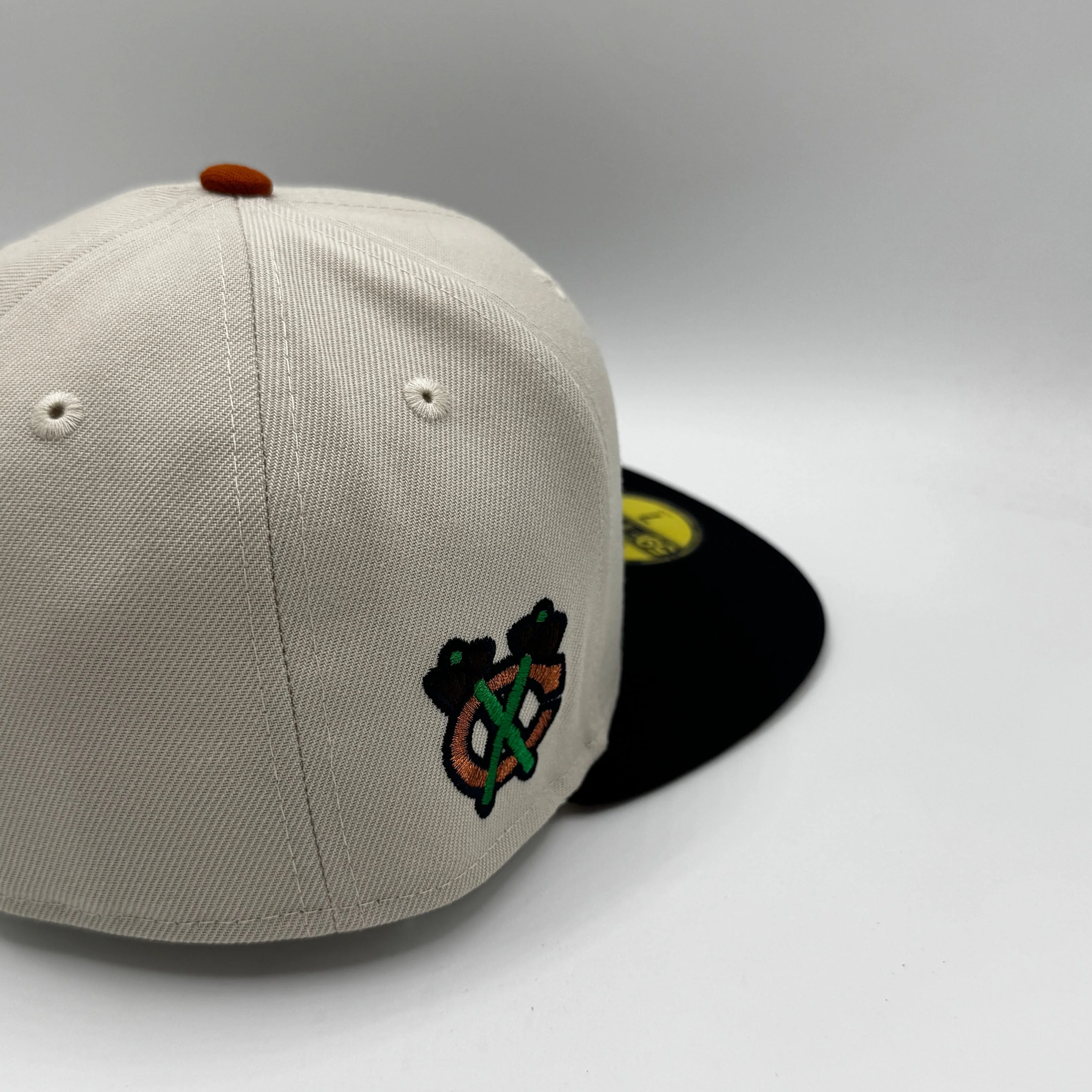 Adult Chicago Blackhawks New Era Gray/ Navy City Crossover Custom 59FIFTY Fitted Hat - Men's - Image 3