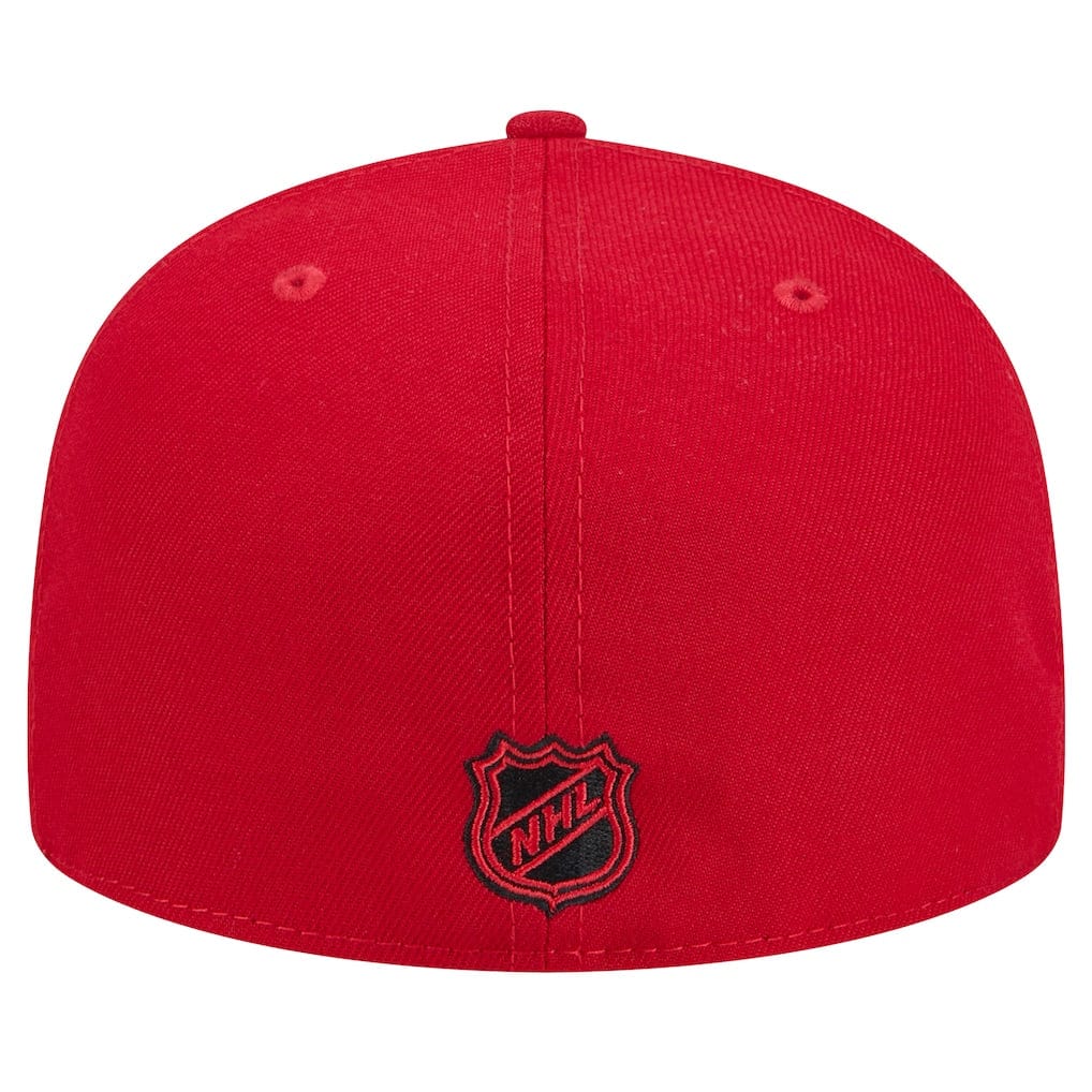 Adult New Jersey Devils New Era Red 59FIFTY Fitted Hat - Men's - Image 4