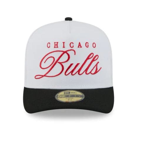 Adult Chicago Bulls New Era White 2025 NBA Draft 59FIFTY A-Frame Fitted Hat - Men's - Image 5