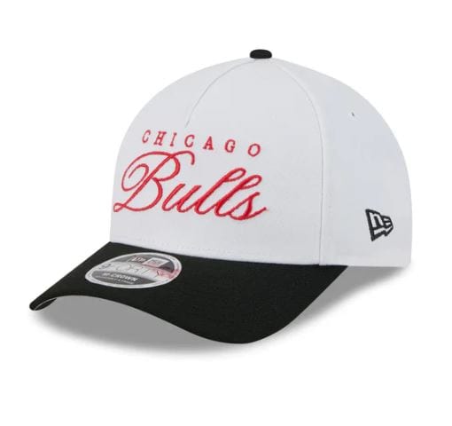 Adult Chicago Bulls New Era White 2025 NBA Draft M-Crown A-Frame 9FORTY Adjustable Hat - Men's - Image 4
