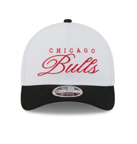 Adult Chicago Bulls New Era White 2025 NBA Draft M-Crown A-Frame 9FORTY Adjustable Hat - Men's - Image 5
