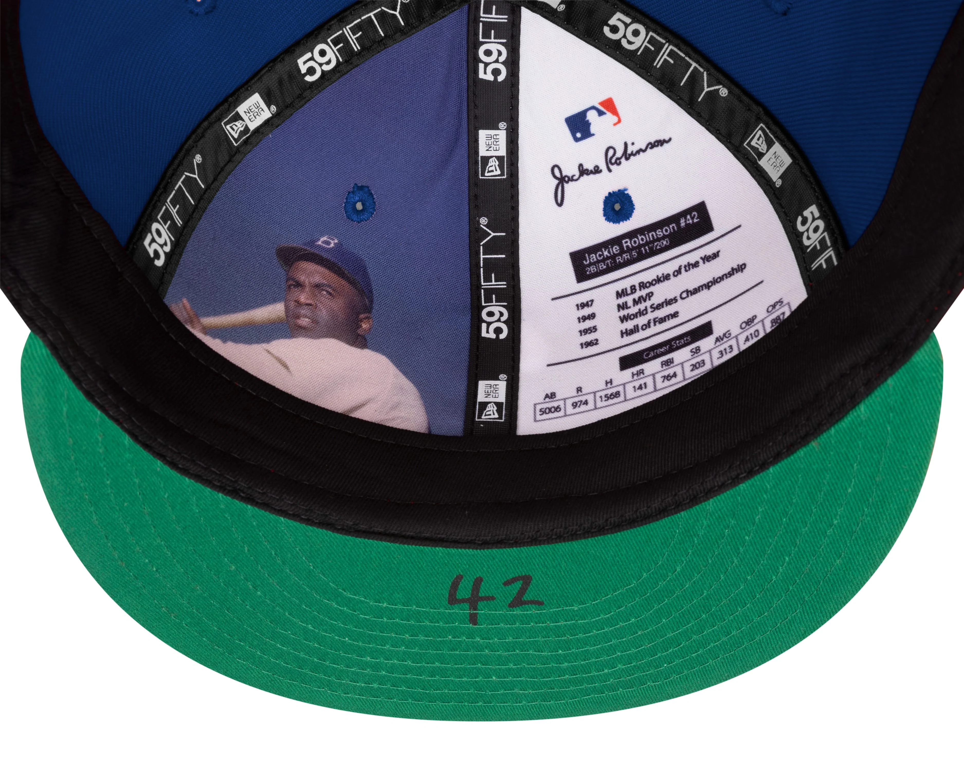 Adult Chicago Cubs New Era Blue 2026 Jackie Robinson Day Side Patch On Field 59FIFTY Fitted Hat - Men's - Image 3
