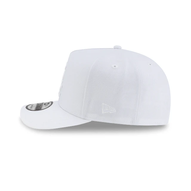 Adult Chicago White Sox New Era All White Poly A-Frame 9FIFTY Adjustable Snapback Hat - Men's - Image 4