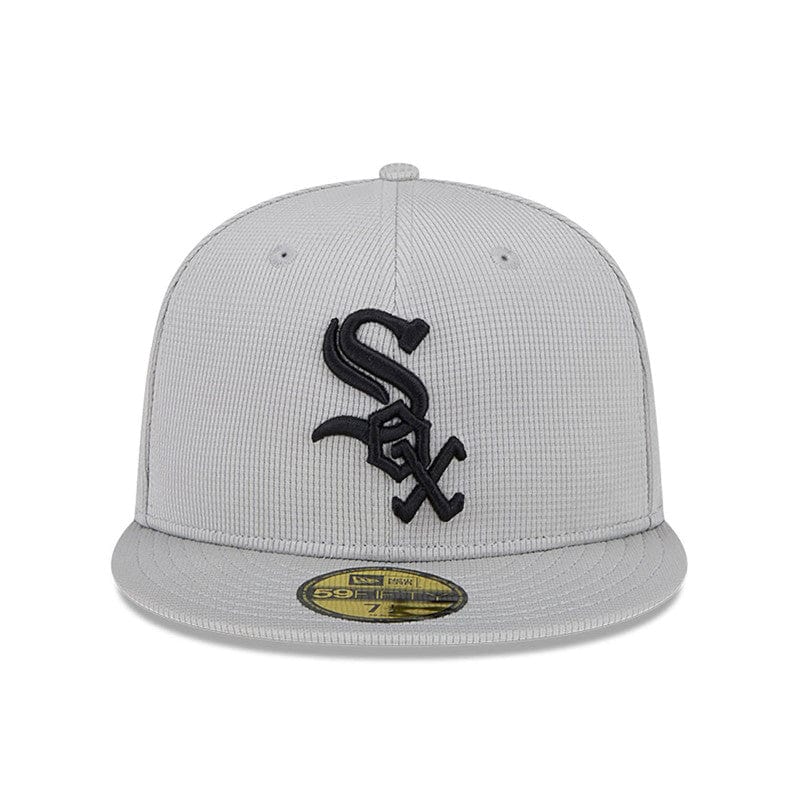 Adult Chicago White Sox New Era Gray 2025 Spring Training 59FIFTY Fitted Hat - Men's - Image 3
